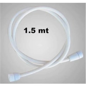 Resim Şofben Plastik Duş Hortumu 1/2x1/2 150 cm 