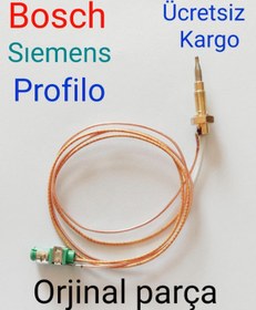 Resim Bosch - Siemens Uyumlu Ankastre Ocak Termokupl / Emniyet Sensörü - 535521056 