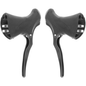 Resim Store Yol Bisikleti Yarış Bisiklet Için Bırak Bar Fren Kolları Sol Sağ El Siyah Yurt Dışından A 