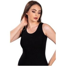 Resim Jiber Kadın Likralı Geniş Askılı Atlet 549 - 3 Adet 001 