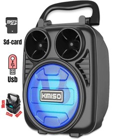 Resim Platoon Pl-4512 Bluetooth Sd Usb Girişli Speaker Kms-1182 