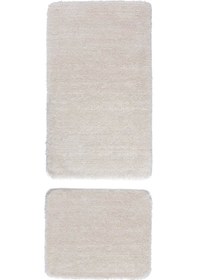 Resim Koza Home Koza Home Segura Peluş Krem Kaydırmaz Taban Banyo Paspası Krem 