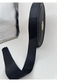 Resim 3 Cm Saten Grogren Şerit-siyah 