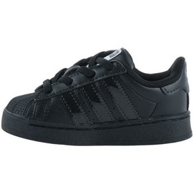 Resim Adidas Superstar Bebek Siyah Işıklı Spor Ayakkabı Js1295 Siyah 