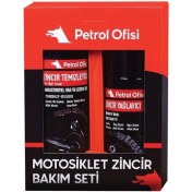 Resim YBS Motosiklet Zincir Bakım Seti Petrol ofisi 