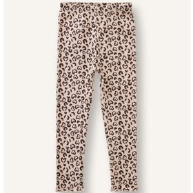 Resim Defacto Leopar Desenli Fitilli Kaşkorse 2li Tayt Kız Bebek H3004a526sper105 Ekru-er105 