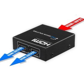 Resim BK Teknoloji HDMI Çoklayıcı 1 Giriş 2 Çıkışlı 1080P 3D HDMI Splitter 