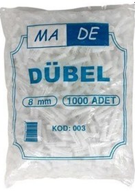 Resim Made 8 MM Plastik Dübel 25 Adet 