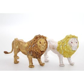 Resim Swarovski Taşlı Tekli Aslan 