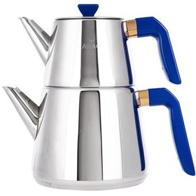 Resim Karaca Piramit Medium Dark Blue Çaydanlık Takımı 