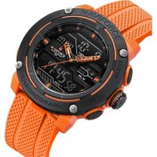 Resim Naviforce Erkek Kol Saati Analog & Dijital Silikon Kordon 2214 Turuncu 