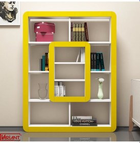 Resim Variant Variant Orkide Kitaplık,Raf (Beyaz-Sarı) 