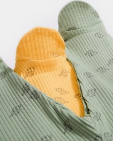 Resim Organik Modal Fil Baskılı 2 Li Patikli Pantolon 001 