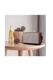 Resim JUNGLEE Büyük Boy Nostaljik Radyo Bluetooth Sd Kart Usb Girişli Kablosuz Hoparlör 