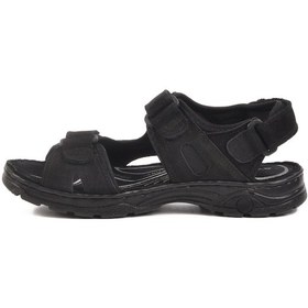 Resim Siyah Erkek Çocuk Cırtlı Spor Sandalet 1305 G Siyah 