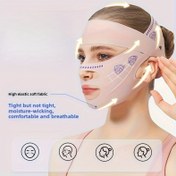 Resim 360° Tam Kapsama V Şekilli Çene Kaldırma Kayışı - Hipoalerjenik, Yeniden Kullanılabilir Uyku Maskesi Bandı Kadınlar İçin | Rahat ve Güvenli Kontür Tasarımı | Ayarlanabilir ve Nefes Alabilen Yüz Bantları | Non-Invasif Cilt Bakım Çözümü 