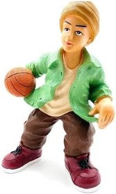 Resim NBA Basketbolcu Figürlü Kumbara, Yeşil Ceket, Beyaz Renk 