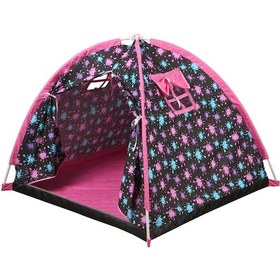 Resim Abbie Rainbow Ruby Acemi Boyacı Oyun Çadırı Pembe - Siyah 