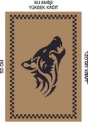 Resim duha trend 35x50 120 Gr. Kraft Kağıt Oto Paspası Kurt 50 Adet 