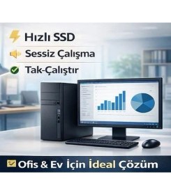 Resim Dagmor 400W BN2015081 H110 Anakart Intel I5 6 8gb Ddr4 120GB SSD 23.8' Monitör Wifi Full Set 