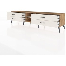 Resim Hyperion Tv Ünitesi Tek Raflı 4 Çekmeceli 220x44x51 Çam-aytaşı Aytası/aytası - Atlas Çam 