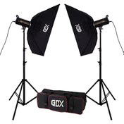 Resim Gdx HD-300II C BiColor 2'li Işık Seti 300W Video Led Işığı 