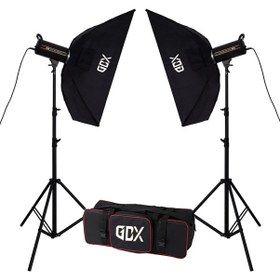 Resim Gdx HD-300II C BiColor 2'li Işık Seti 300W Video Led Işığı 