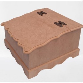 Resim 1448bng90068hobi Dekoratif Çay Kutusu Ahşap Mdf Ham El Yapım 