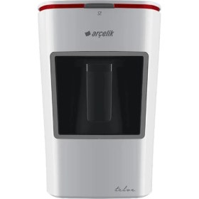 Resim Arçelik K 3300 Mini Telve Beyaz Türk Kahve Makinesi 