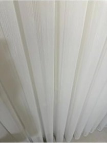 Resim Nivemeshome Burçak Yeni Sezon 1/3 Sık Pileli Tül Perde Apm,Beyaz 100 X 260 