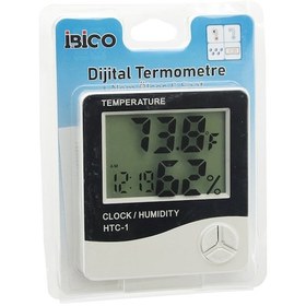 Resim Dijital Saat - Sıcaklık - Nem Ölçer Pilli 4764 