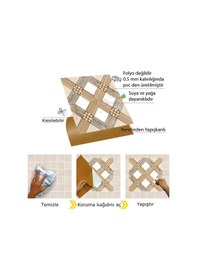 Resim Tink Kendinden Yapışkanlı Ahşap 016 Desenli Pvc Karo 30x30 Cm 