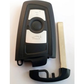 Resim Skilit Samsun Oto Kilit Bmw Cas4 Smart Anahtar Kabı Kumanda Kabı Logolu 3 Tuşlu F Serisi 