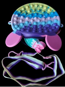 Resim Çanta Popit Minnie Mause Ayarlı Askılı Çocuk Omuz Çantası Anahtarlık 