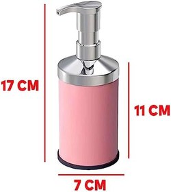 Resim Badem10 Sıvı Sabunluk Losyon Yağ Şişesi Set Üstü Sıvı Sabunluk Pembe 