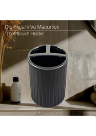 Resim Lüx Banyo Seti Siyah 