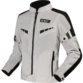 Resim Ls2 Blade Air Korumalı Motosiklet Montu Yazlık Gri 