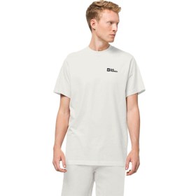 Resim Jack Wolfskin Erkek Tişört Essential T Beyaz 