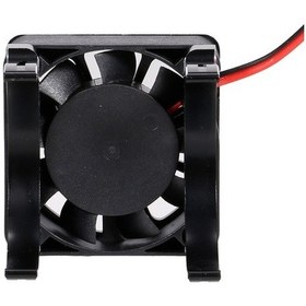 Resim Besthome1 Trx-4 Scx10 Rc4wd İçin 540/550 Metal Soğutma Fanı, Siyah Adaptör Kablolu Radyatör 