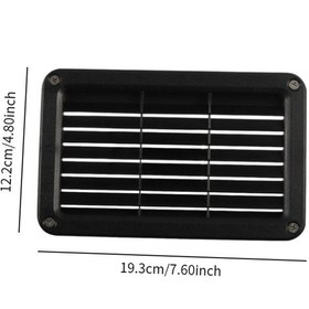 Resim Jokmae Hava Menfez Paneli, 19.3x12.2cm Karavan Ve Tekne Havalandırma 