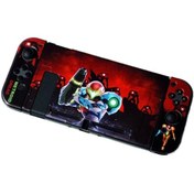 Resim Jzcat Nintendo Switch Bölünmüş Kılıf Oyun Teması Renkli Kılıf Sert Kılıf-a153 