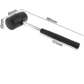 Resim MRDIY Çelik Saplı Kauçuk Çekiç Kamp Tokmağı 