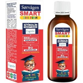 Resim Sorvagen Smart Kids Sitikolin Sıvı Form 150 ml Şurup 