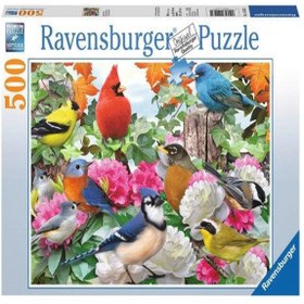 Resim Ravensburger 500 Parça Puzzle Bahçe Kuşları 142231 