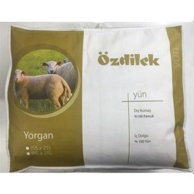 Resim Özdilek Tek Kişilik %100 Yün Yorgan Woolmark 