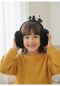 Resim Kervan Pazarı Çocuk Peluş Katlanabilir Sevimli Ayıcıklı Kışlık Kulaklık Çok Renkli 