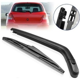 Resim Yedek Ön Cam Cam Arka Silecek Kolu Ve Bıçak Toyota Uyumlu Yaris Vitz 1999 2000 2001 2002 2003 2004 2005 