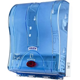 Resim Palex Prestij Otomatik Havlu Dispenseri Şeffaf Mavi 