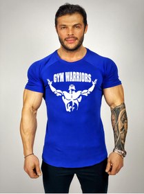 Resim Black İstanbul Gym Warriors Baskılı Fitness Tshirt 