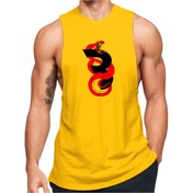 Resim Black İstanbul Snake Sıfır Kol Fitness Atleti 